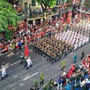 Toàn cảnh các khối diễu binh hào hùng tiến từ Quảng trường Ba Đình về Tràng Thi, Tràng Tiền