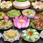 Mâm cỗ chay ngày Rằm tháng 7 của mẹ đảm Hà Nội gồm những món chay ngon nào?
