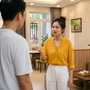 Chồng bị vợ tra hỏi không ngừng sau khi cứu cô hàng xóm khỏi trận đánh ghen, càng giải thích càng bế tắc