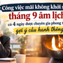 Công việc mãi không khởi sắc, tháng 9 âm lịch có 4 ngày được chuyên gia phong thủy gợi ý cầu hanh thông