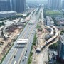 Cận cảnh đại công trường nút giao 2.400 tỷ đồng kết nối Vành đai 3.5 với Đại lộ Thăng Long