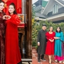 Tết ấm áp trong vòng tay nội - ngoại của gia đình Mai Thu Huyền