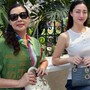 Mẹ là cán bộ ngân hàng của Hoa hậu Lương Thùy Linh 'gây sốt' khi xuất hiện cùng con gái