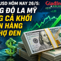 Tỷ giá USD hôm nay 26/5: Đồng Đô la Mỹ tăng cả khối ngân hàng và chợ đen