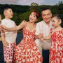 Khoảnh khắc đẹp như tranh của gia đình Chi Bảo và vợ doanh nhân Lý Thùy Chang