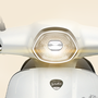 Trải nghiệm xe máy điện đẹp phong cách giá 28,9 triệu đồng công nghệ cao cấp như xe ga, đi tới 120 km, pin LFP tháo rời