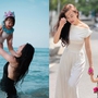 Khoe ảnh con gái 2 tuổi xinh xắn, Phương Oanh cảm thán: 'Làm nền cho nàng ta'