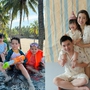 Con gái Đỗ Mỹ Linh đi biển cùng anh chị họ