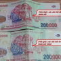 Dựa vào những đặc điểm này có thể dễ dàng phân biệt được tiền giả - tiền thật