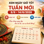 Xem ngày giờ tuần mới từ 8/6 - 14/6/2026: Ngày nào đẹp để động thổ, khai trương, xuất hành?