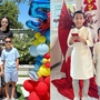 Hai con trai Hoa hậu Phạm Hương càng lớn càng điển trai, sống trong môi trường chuẩn 'rich kid' tại Mỹ