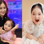 Con gái út nhà Khánh Thi quấn quýt bên mẹ và bà ngoại