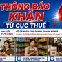 Thông báo khẩn từ Cục Thuế: Hộ kinh doanh, cá nhân kinh doanh, doanh nghiệp nhanh chóng thông báo doanh thu, kê khai thuế