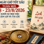 Xem ngày giờ tuần mới 17/8 - 23/8/2026 để khởi sự mọi việc thuận lợi và tài lộc