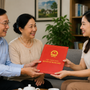 Sang tên sổ đỏ cho con: Kê khai thuế, lệ phí, đăng ký biến động đất đai như nào?