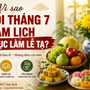 Cuối tháng 7 âm lịch, có một nghi lễ nhiều gia đình quên để cầu bình an, tăng tài lộc