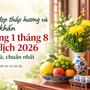 Giờ đẹp thắp hương và văn khấn mùng 1 tháng 8 âm lịch 2026 đầy đủ để cầu bình an và tài lộc