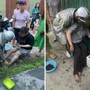 Hà Nội: Kịp thời giải cứu 2 người mắc kẹt trong vụ cháy nhà 5 tầng ở phường Hoàng Mai