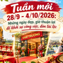 Xem ngày giờ tuần mới 28/9 - 4/10/2026: Những ngày đẹp và khung giờ thuận lợi để khởi sự công việc tài lộc